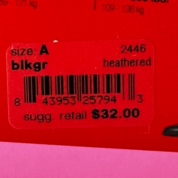 NEW SPANX Women's Heathered Contrast Tight-End-Tights in Black/Gray Size A - Picture 7 of 8